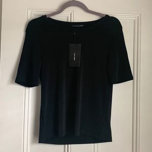 Zara Women’s basic top, Sz M, black, NWT